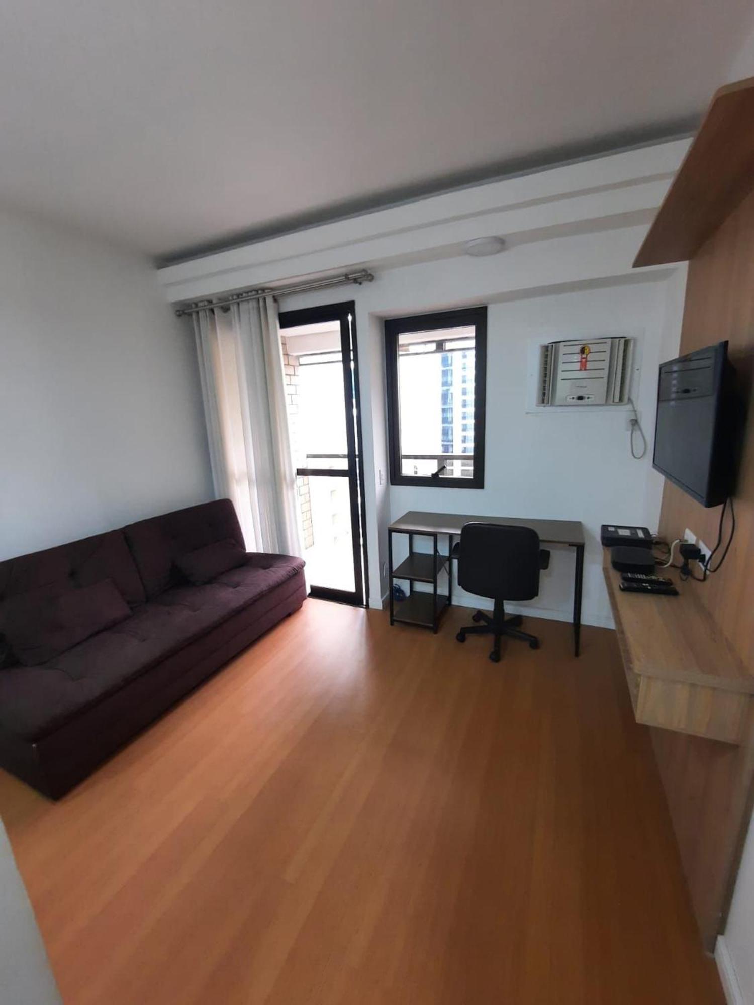 Apartamento Flat Apart/hotel Com Cozinha E Sacada São Paulo
