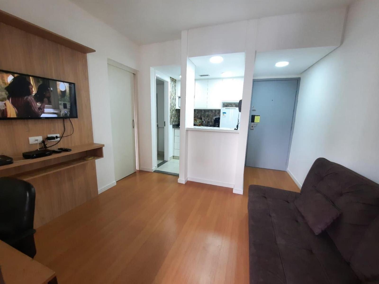 Flat Apart/hotel Com Cozinha E Sacada Apartamento