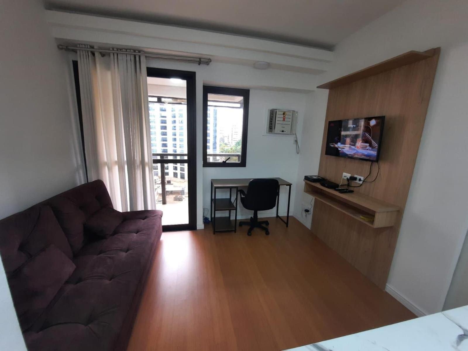 Flat Apart/hotel Com Cozinha E Sacada Apartamento São Paulo