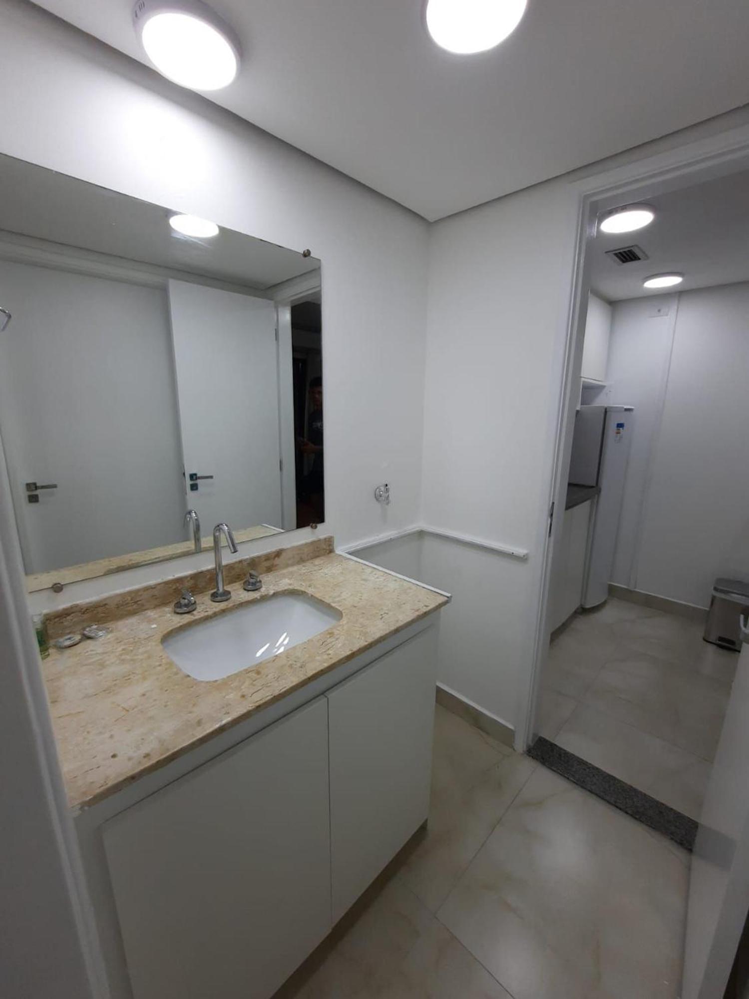 Apartamento Flat Apart/hotel Com Cozinha E Sacada São Paulo
